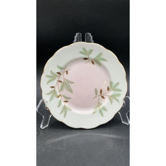 Royal Albert Braemar Bone China 6.25" Dessert Plates Set of 6 Pink Gold Fluted - Picture 2 of 13